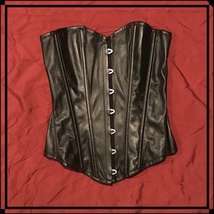 Vegan Leather Corset